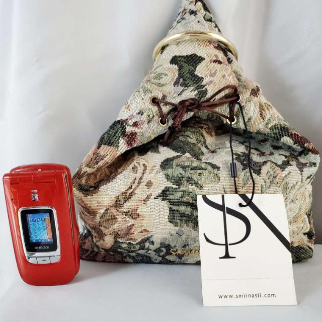 込み★サミールナリス★花柄ゴブラン織り★巾着バッグ/バッグ★ < 女性ファッション 込み★サミールナリス★花柄ゴブラン織り★巾着バッグ/バッグ★ < 女性ファッションの