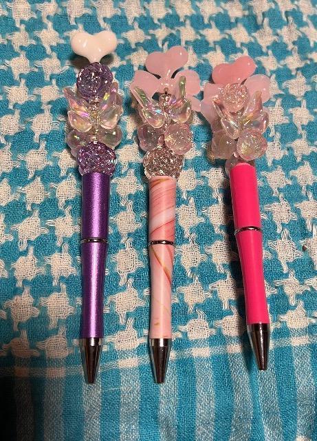 ビーズペン ハート リボン 蝶々 < インテリア/ライフ  ビーズペン ハート リボン 蝶々 < インテリア/ライフの