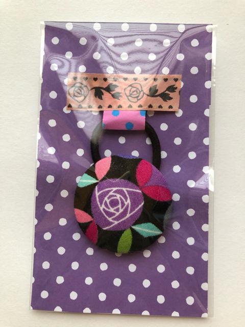 ハンドメイド ヘアゴム  特大 くるみボタン 薔薇 アナスイ好き < 女性ファッション  ハンドメイド ヘアゴム  特大 くるみボタン 薔薇 アナスイ好き  < 女性ファッションの