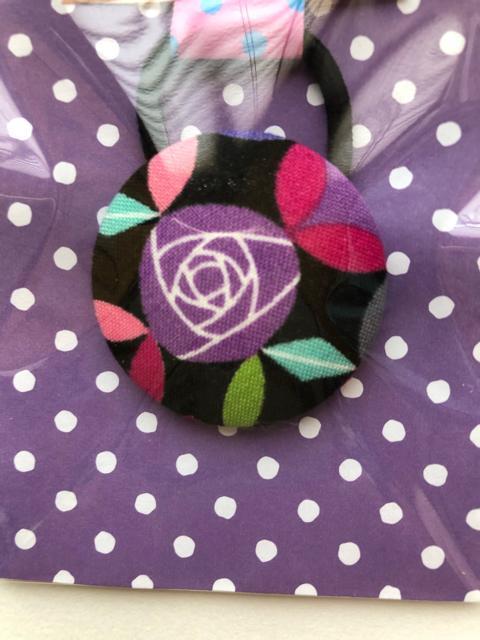 ハンドメイド ヘアゴム  特大 くるみボタン 薔薇 アナスイ好き < 女性ファッション  ハンドメイド ヘアゴム  特大 くるみボタン 薔薇 アナスイ好き < 女性ファッションの