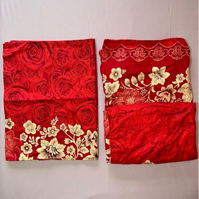 真っ赤な薔薇柄  ダブルベッド用カバー&枕カバー(2枚)セット < インテリア/ライフ  真っ赤な薔薇柄  ダブルベッド用カバー&枕カバー(2枚)セット  < インテリア/ライフの