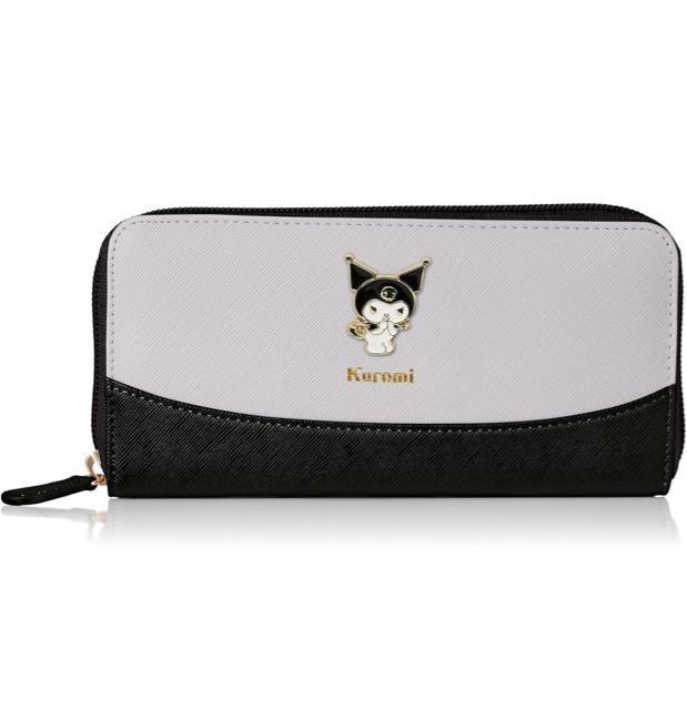 サンリオ SR12 バイカラーシリーズ ラウンド長財布 クロミ < 女性ファッション サンリオ SR12 バイカラーシリーズ ラウンド長財布 クロミ < 女性ファッションの