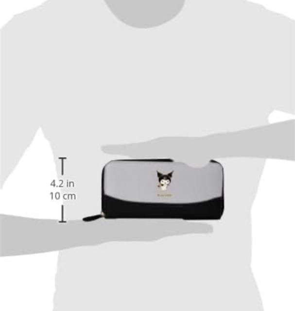 サンリオ SR12 バイカラーシリーズ ラウンド長財布 クロミ < 女性ファッション サンリオ SR12 バイカラーシリーズ ラウンド長財布 クロミ < 女性ファッションの