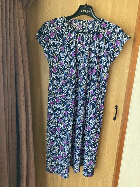 1988.さらさら夏素材☆フレンチスリーブワンピース☆サイズ9号 < 女性ファッション  1988.さらさら夏素材☆フレンチスリーブワンピース☆サイズ9号  < 女性ファッションの