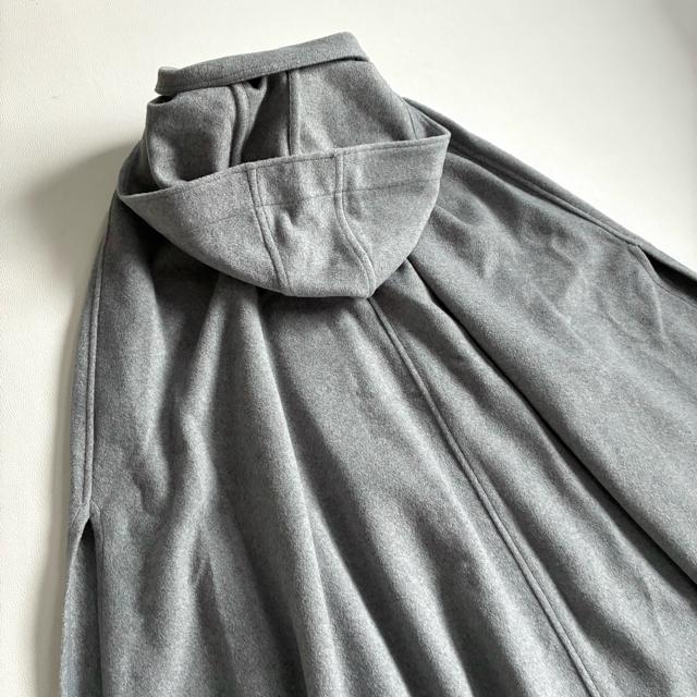 ◆美品◆ナノユニバース◆3.4万◆ポンチョウールコート◆グレー◆フード◆フリー < ブランド ◆美品◆ナノユニバース◆3.4万◆ポンチョウールコート◆グレー◆フード◆フリー < ブランドの