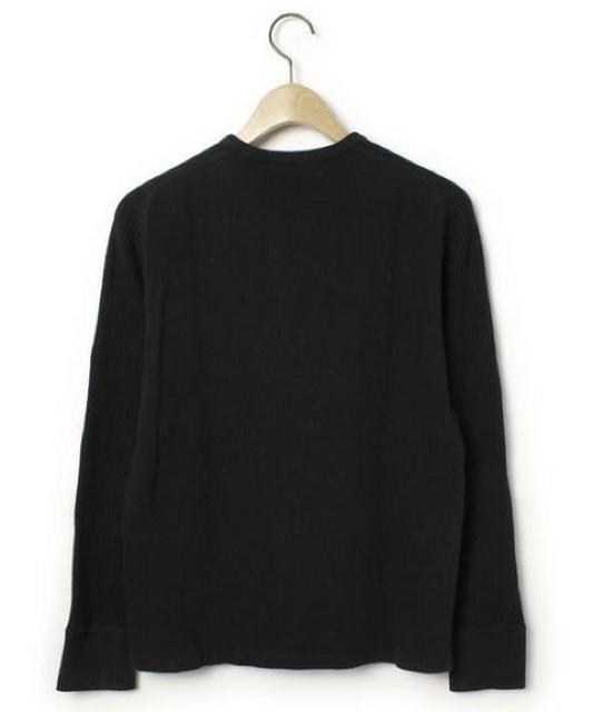 □バーバリーブラックレーベル ヘンリー 長袖Tシャツ/メンズ/2(M)☆黒☆厚手 < ブランド  □バーバリーブラックレーベル ヘンリー 長袖Tシャツ/メンズ/2(M)☆黒☆厚手 < ブランドの