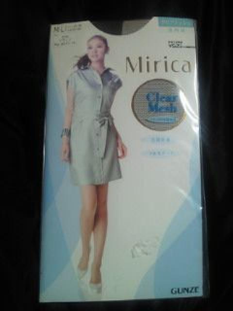 武井咲 グンゼ Mirica ストッキング クリアメッシュ 透明感 ブラック M〜L < 女性ファッション  武井咲 グンゼ Mirica ストッキング クリアメッシュ 透明感 ブラック M〜L  < 女性ファッションの