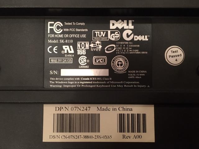 DELL SK-8110 {L[{[h  PC{/Ӌ@ 