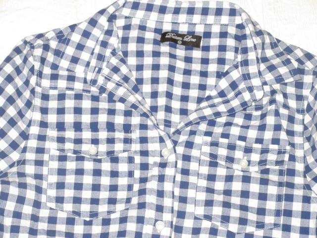 未使用☆ギンガムチェック模様*レディース長袖シャツ(ブルー) < 女性ファッション  未使用☆ギンガムチェック模様*レディース長袖シャツ(ブルー) < 女性ファッションの