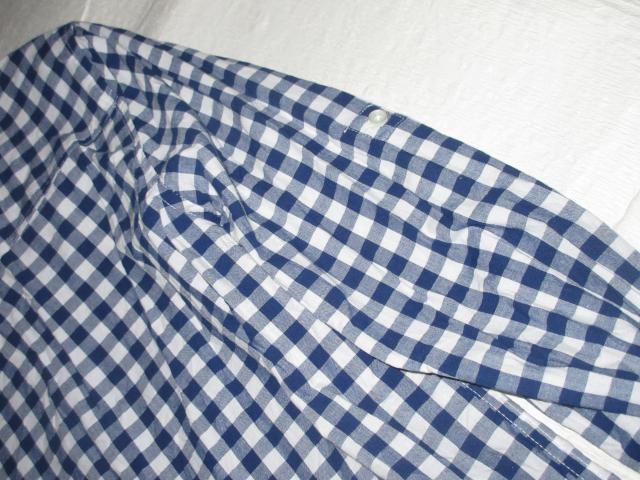 未使用☆ギンガムチェック模様*レディース長袖シャツ(ブルー) < 女性ファッション  未使用☆ギンガムチェック模様*レディース長袖シャツ(ブルー) < 女性ファッションの