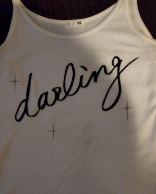 WR 「darling 」白 キャミソール タンクトップsize1 ヴィンテージ < 女性ファッション  WR 「darling 」白 キャミソール タンクトップsize1 ヴィンテージ < 女性ファッションの