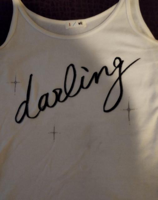WR 「darling 」白 キャミソール タンクトップsize1 ヴィンテージ < 女性ファッション  WR 「darling 」白 キャミソール タンクトップsize1 ヴィンテージ < 女性ファッションの