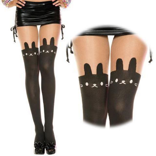 ウサちゃんデザインのパンティホース < 女性ファッション  ウサちゃんデザインのパンティホース  < 女性ファッションの
