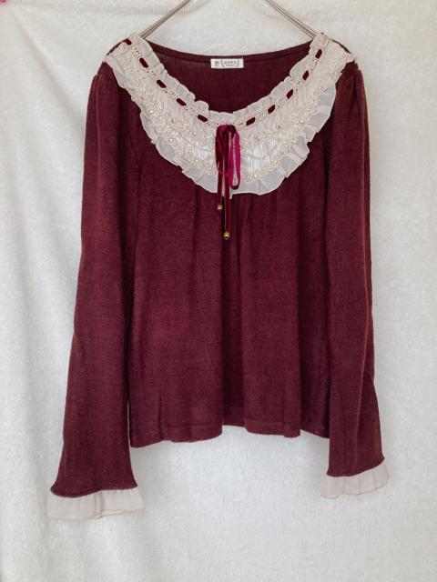 axes femme アクシーズ 長袖 クラシカル お洒落デコルテ トップス M N2m < ブランド  axes femme アクシーズ 長袖 クラシカル お洒落デコルテ トップス M N2m  < ブランドの