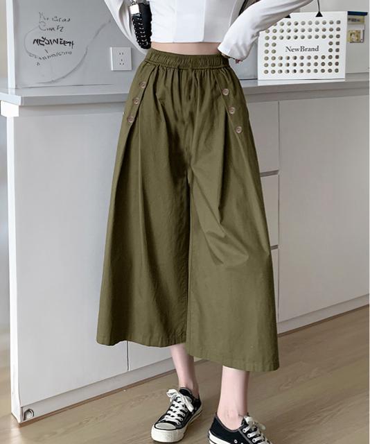 送料無料 新品 ワイドパンツ ハイウエストガウチョパンツ < 女性ファッション  送料無料 新品 ワイドパンツ ハイウエストガウチョパンツ < 女性ファッションの