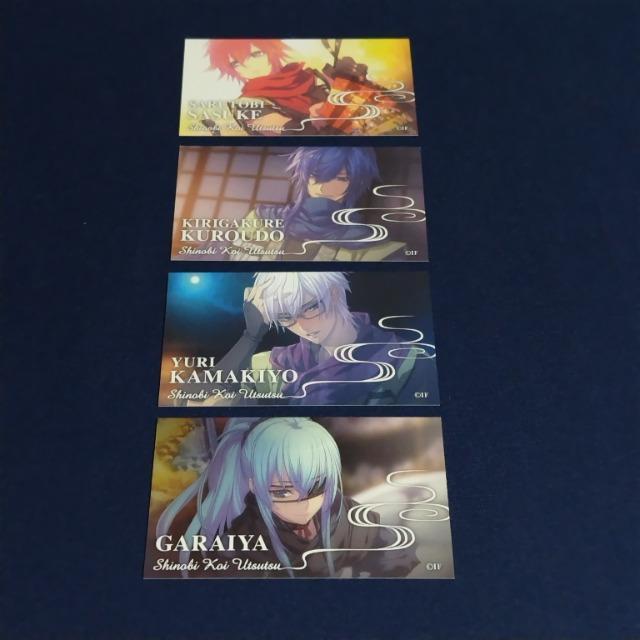 忍び、恋うつつ☆特製ミニカード 4枚セット < アニメ/コミック/キャラクター 忍び、恋うつつ☆特製ミニカード 4枚セット < アニメ/コミック/キャラクターの