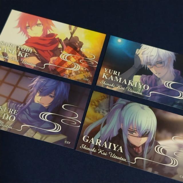 忍び、恋うつつ☆特製ミニカード 4枚セット < アニメ/コミック/キャラクター 忍び、恋うつつ☆特製ミニカード 4枚セット < アニメ/コミック/キャラクターの