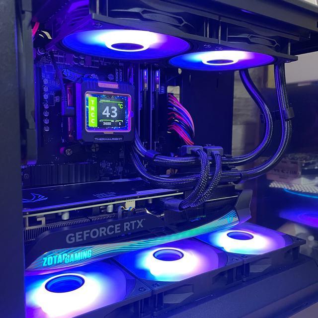 yقڐVizQ[~OPC Ryzen7 5700X3D RTX4070Ti 32GB SSD1TB HDD1TB