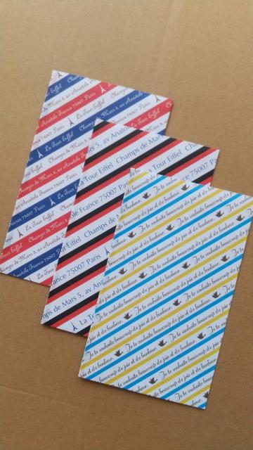 パリ風デザイン 旅行気分な封筒・シールのセット < インテリア/ライフ  パリ風デザイン 旅行気分な封筒・シールのセット < インテリア/ライフの