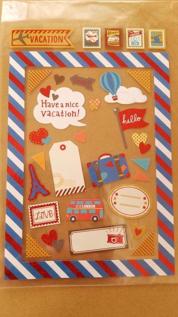 パリ風デザイン 旅行気分な封筒・シールのセット < インテリア/ライフ  パリ風デザイン 旅行気分な封筒・シールのセット < インテリア/ライフの