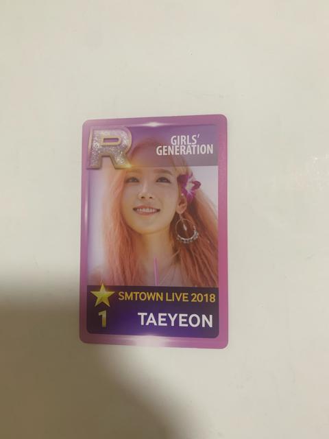 少女時代 テヨン 公式トレカ SMTOWN2018 入場者特典 < タレントグッズ 少女時代 テヨン 公式トレカ SMTOWN2018 入場者特典 < タレントグッズの