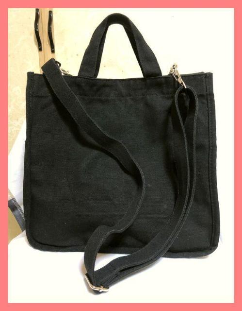 ☆ミルクフェド☆超美品♪キャンバスロゴ2wayミディトートショルダーバッグ黒☆ < ブランド ☆ミルクフェド☆超美品♪キャンバスロゴ2wayミディトートショルダーバッグ黒☆ < ブランドの