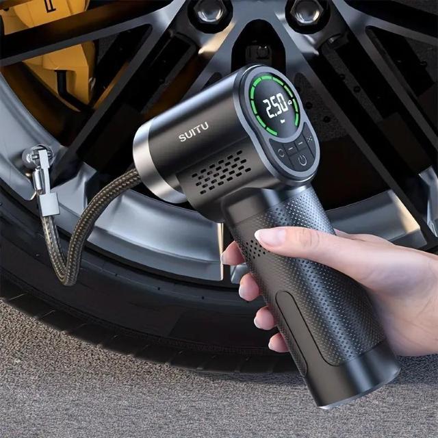 超お買い得3990円★携帯用ワイヤレスハンドヘルドカータイヤインフレーター タイヤ圧力計付き 車  電動自転車 自転車 ボール < レジャー/スポーツ  超お買い得3990円★携帯用ワイヤレスハンドヘルドカータイヤインフレーター タイヤ圧力計付き 車  電動自転車 自転車 ボール < レジャー/スポーツの