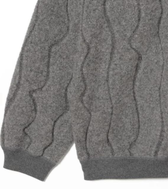 メンズ ウール ボアジャカード クルー < 男性ファッション メンズ ウール ボアジャカード クルー < 男性ファッションの