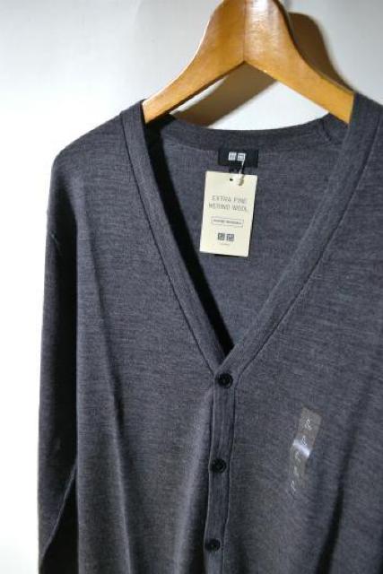 新品 UNIQLO ユニクロ メリノVネックカーディガン 長袖 グレー L メンズ 秋冬 ニット セーター キレイ目 未使用 即決 < ブランド 新品 UNIQLO ユニクロ メリノVネックカーディガン 長袖 グレー L メンズ 秋冬 ニット セーター キレイ目 未使用 即決 < ブランドの