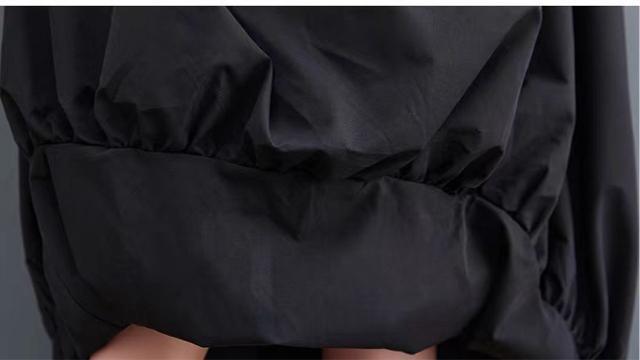 バルーン ロング丈スカート 裏地付き フレア ブラック 大きいサイズ < 女性ファッション バルーン ロング丈スカート 裏地付き フレア ブラック 大きいサイズ < 女性ファッションの