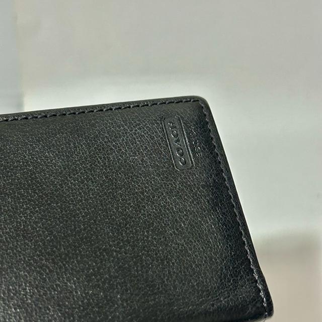 COACH コーチ 二つ折り カードケース カード入れ パスケース 定期入れ レザー ブラック 無地 シンプル < ブランド COACH コーチ 二つ折り カードケース カード入れ パスケース 定期入れ レザー ブラック 無地 シンプル < ブランドの