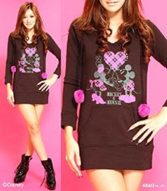 MARSミッキーミニーポンポン付パーカー新品 < ブランド MARSミッキーミニーポンポン付パーカー新品 < ブランドの