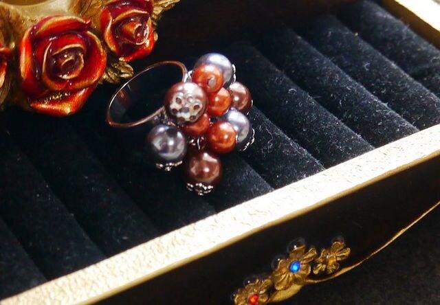 新品ゴスロリ姫系アンティーク調ボールビーズパールリング指輪 < 女性アクセサリー/時計 新品ゴスロリ姫系アンティーク調ボールビーズパールリング指輪 < 女性アクセサリー/時計の