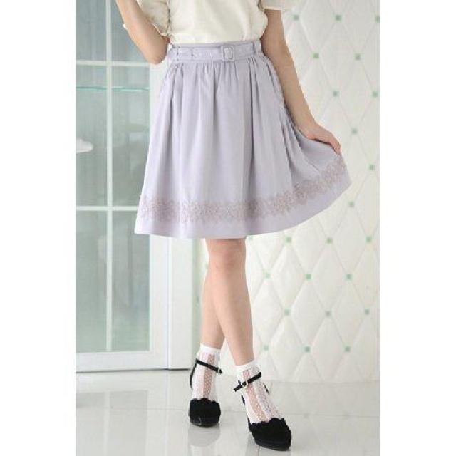 新品☆プライムパターン*ウエストベルトレースフレアスカート < ブランド  新品☆プライムパターン*ウエストベルトレースフレアスカート  < ブランドの