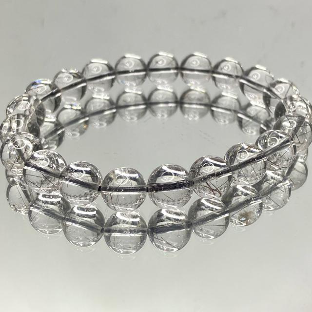 《No.321》天然石ブラックルチルクォーツ ブラジル産 < 女性アクセサリー/時計  《No.321》天然石ブラックルチルクォーツ ブラジル産 < 女性アクセサリー/時計の