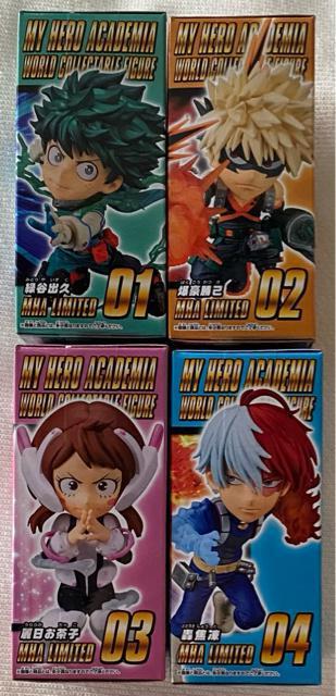 僕のヒーローアカデミア ワールドコレクタブルフィギュア 【1社限定】 緑谷出久 爆豪勝己 麗日お茶子 轟焦凍 全4種 < アニメ/コミック/キャラクター  僕のヒーローアカデミア ワールドコレクタブルフィギュア 【1社限定】 緑谷出久 爆豪勝己 麗日お茶子 轟焦凍 全4種 < アニメ/コミック/キャラクターの