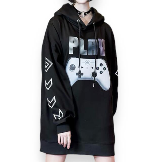 【新品/LISTEN FLAVOR】猫耳付ゲーミングフーディー < ブランド  【新品/LISTEN FLAVOR】猫耳付ゲーミングフーディー < ブランドの