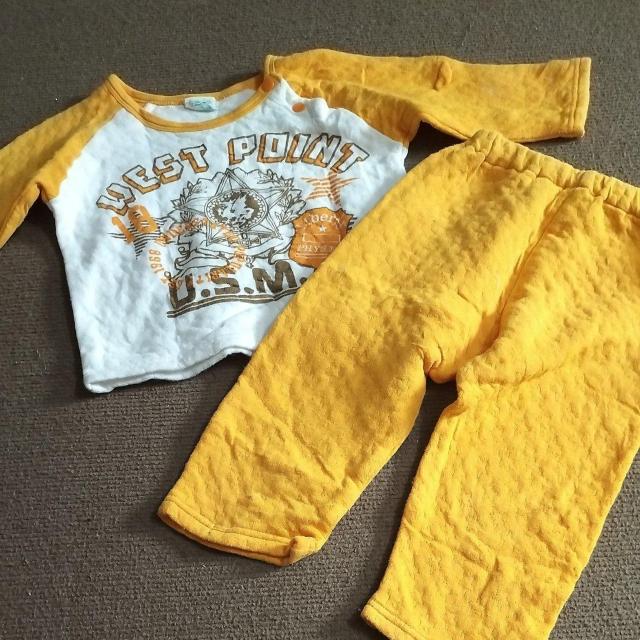 80サイズ パジャマ上下 長袖長パンツ < キッズ/ベビー 80サイズ パジャマ上下 長袖長パンツ < キッズ/ベビーの