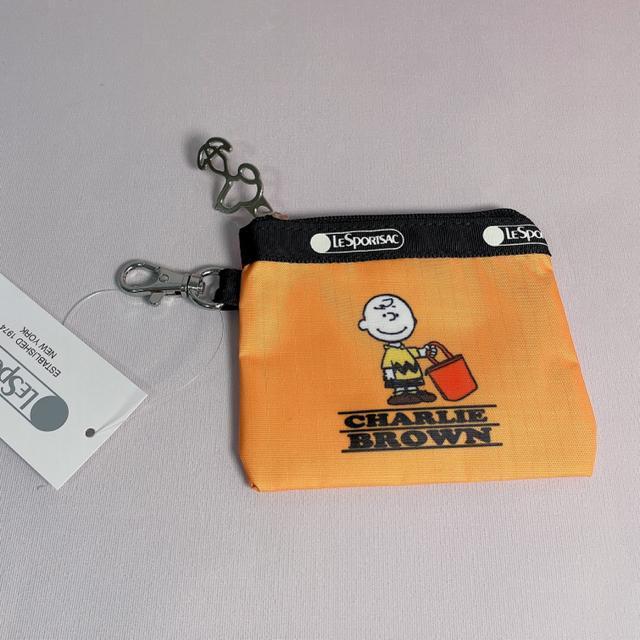 新品 LeSportsac レスポートサック スヌーピー SNOOPY オレンジ&ピンク 小銭入れ コインケース キーコインポーチ < 女性ファッション  新品 LeSportsac レスポートサック スヌーピー SNOOPY オレンジ&ピンク 小銭入れ コインケース キーコインポーチ  < 女性ファッションの