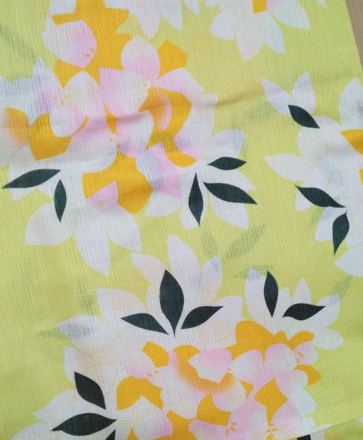 凪(NAGI)★紫陽花柄の浴衣 イエロー < 女性ファッション 凪(NAGI)★紫陽花柄の浴衣 イエロー < 女性ファッションの