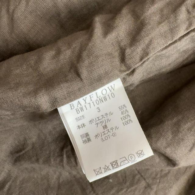 ��BAYFLOW/�x�C�t���[���m�[�J���[�{�A�R�[�g���u���E��3*�J�W���A���R�[�f�� �� �u�����h�� 