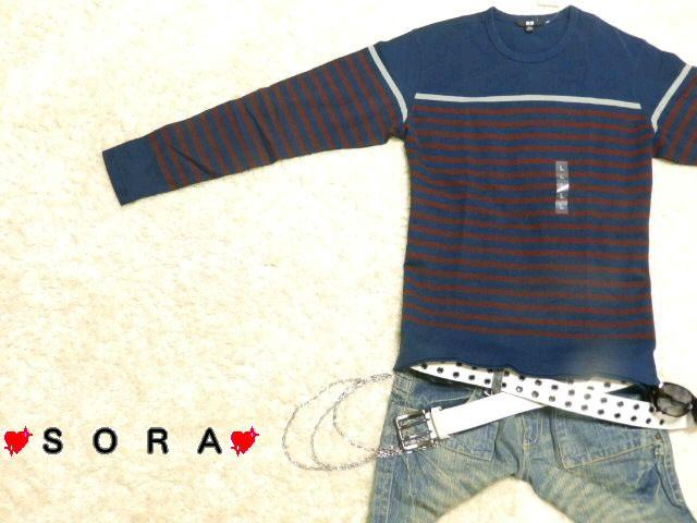 【UNIQLO/ユニクロ】カジュアル.キレイ目♪ボーダーロングTシャツ < ブランド 【UNIQLO/ユニクロ】カジュアル.キレイ目♪ボーダーロングTシャツ < ブランドの