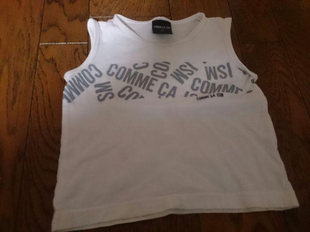 80 COMME CA ISM ノースリーブ 白 < キッズ/ベビー  80 COMME CA ISM ノースリーブ 白  < キッズ/ベビーの