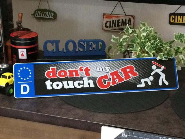 ユーロナンバープレート風 don't touch my car < 自動車/バイク ユーロナンバープレート風 don't touch my car < 自動車/バイク