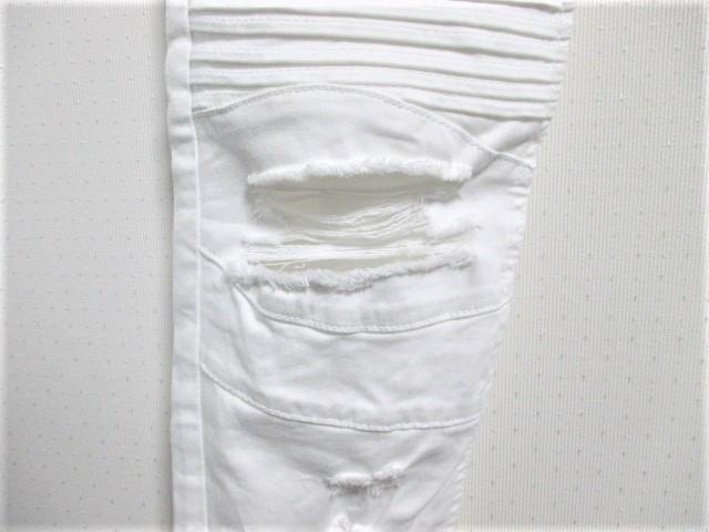 ☆H&M エイチアンドエム ダメージ加工 バイカー スキニーパンツ/メンズ/30☆新品 < ブランド  ☆H&M エイチアンドエム ダメージ加工 バイカー スキニーパンツ/メンズ/30☆新品 < ブランドの