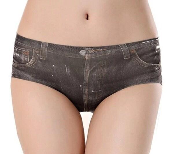 今回限り590円★おしゃれ デニム 風ショーツ ブラック < 女性ファッション  今回限り590円★おしゃれ デニム 風ショーツ ブラック < 女性ファッションの