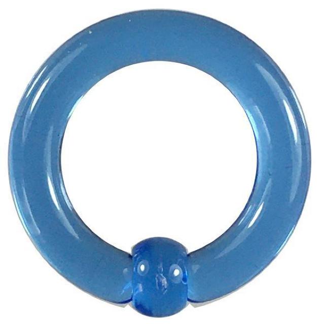 アクリルボディピアス キャプティブビーズリング ウォーターブルー 6G シンプル 耳 口 眉 軟骨 ヘリックス トラガス 透明 < 男性アクセサリー/時計  アクリルボディピアス キャプティブビーズリング ウォーターブルー 6G シンプル 耳 口 眉 軟骨 ヘリックス トラガス 透明  < 男性アクセサリー/時計の