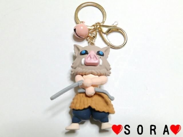 【鬼滅の刃】超人気♪炭治郎.禰豆子.善逸.伊之助.義勇 鈴&フック&リング付 フイギュアマスコット キーホルダー6個セット < アニメ/コミック/キャラクター  【鬼滅の刃】超人気♪炭治郎.禰豆子.善逸.伊之助.義勇 鈴&フック&リング付 フイギュアマスコット キーホルダー6個セット < アニメ/コミック/キャラクターの