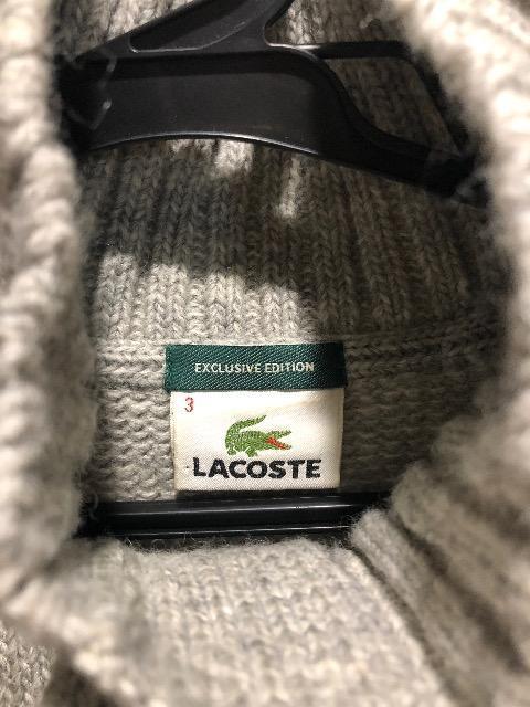 ラコステ ニット LACOSTE サイズ3 < ブランド  ラコステ ニット LACOSTE サイズ3 < ブランドの