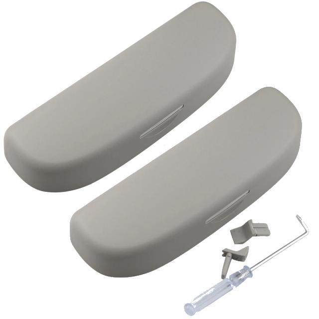2個セット トヨタ用 眼鏡ケース ホルダー グレー サングラスケース ハリアー/C-HR/プリウス/レクサス等に アシストグリップ < 自動車/バイク 2個セット トヨタ用 眼鏡ケース ホルダー グレー サングラスケース ハリアー/C-HR/プリウス/レクサス等に アシストグリップ < 自動車/バイク